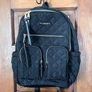 Black and gold Joan and David back pack
